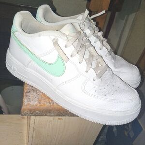 COPY - COPY - Kids Nike Air Force One Sneakers Mint Green White Size 6Y now wit…